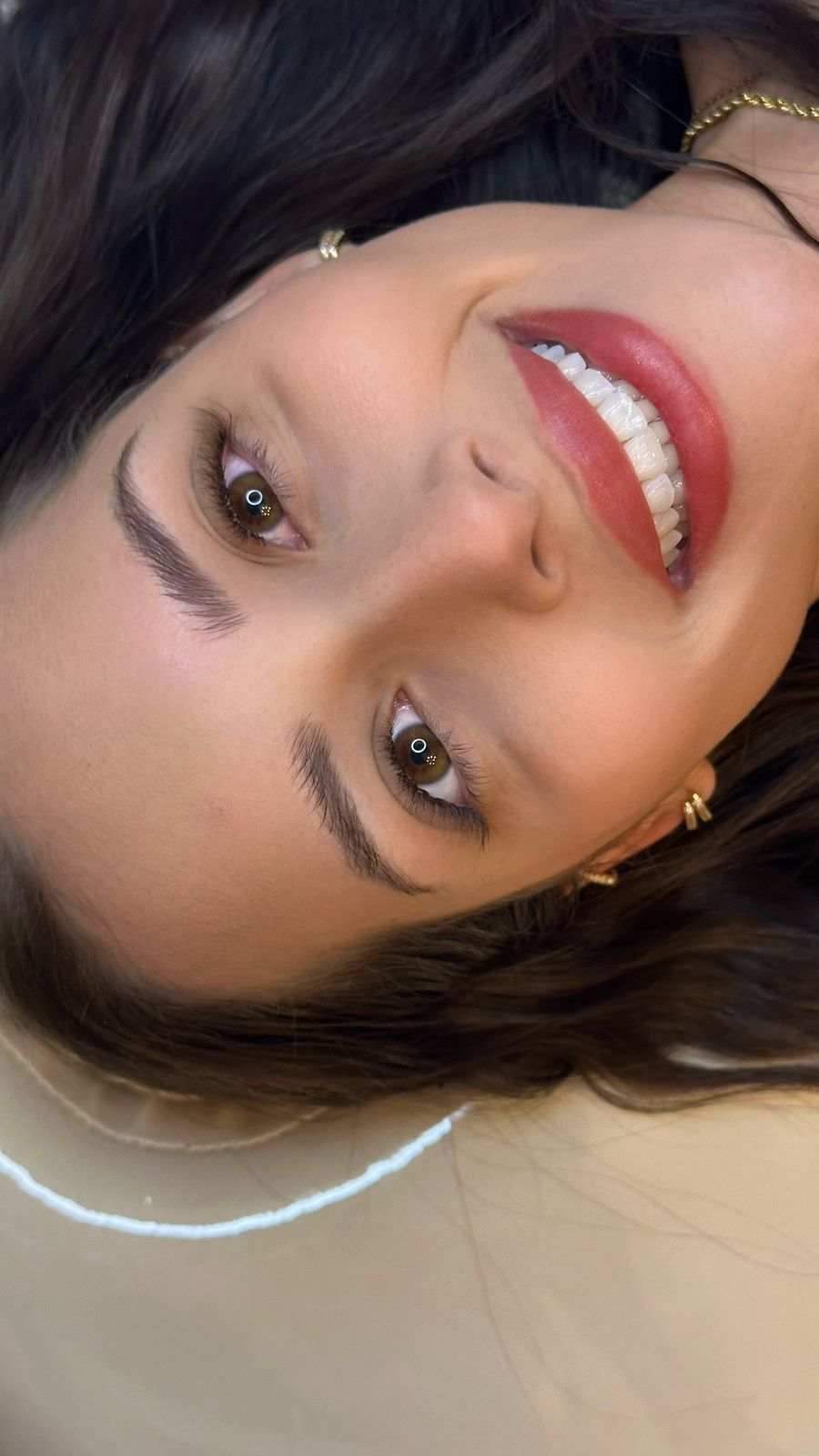 Resultado real do efeito Jade realizado por Sabrina Laguna